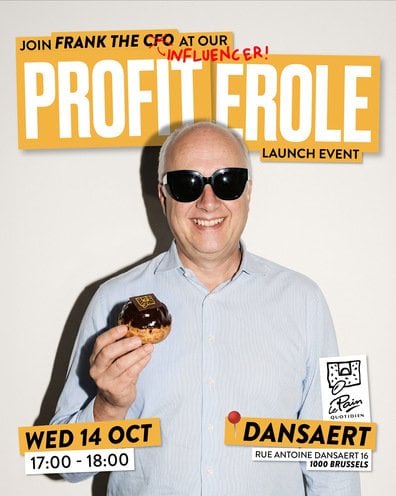 A live launch invitation. Follow-up creative and the 14 October launch poster. © Le Pain Quotidien / Instagram, via Gondola Foodservice. The executions illustrate the expansion; their presence does not establish sales lift.