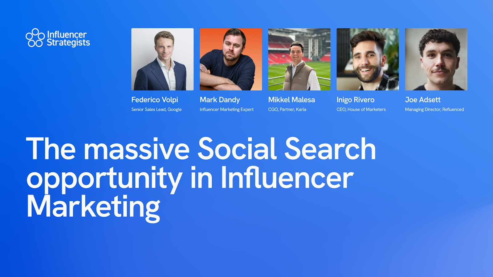 The massive Social Search opportunity in Influencer Marketing