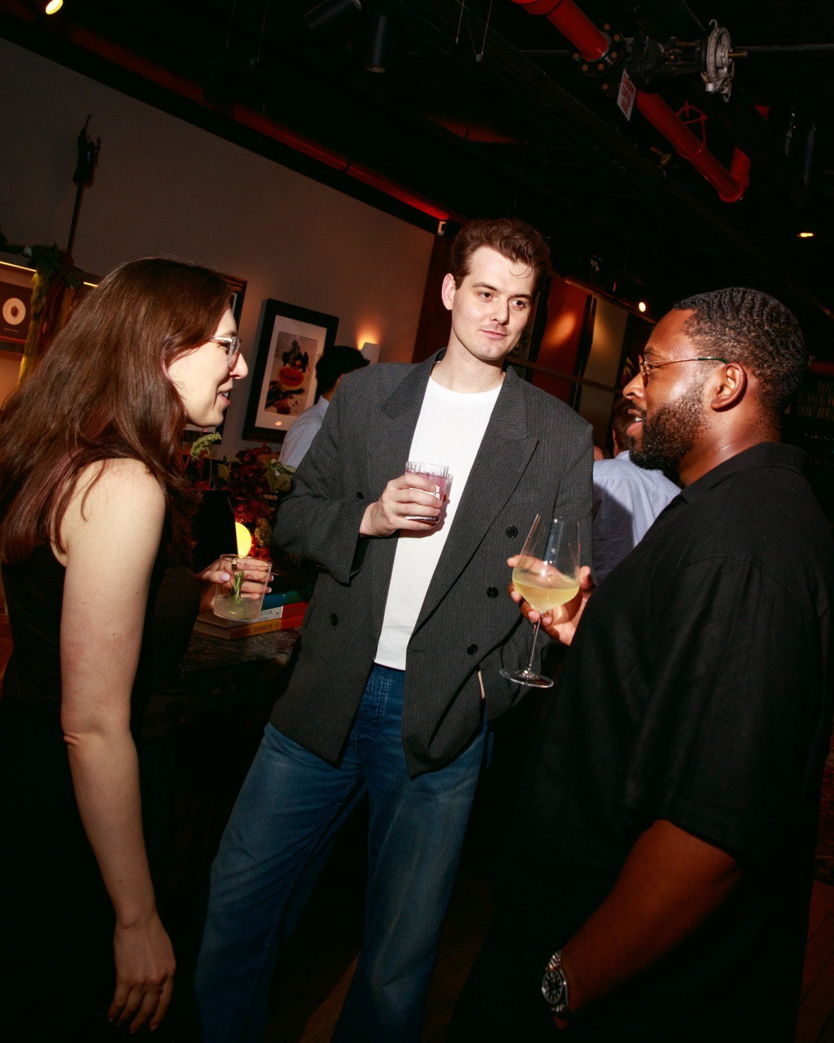 Figure 11. Peer interaction is a separate value stream from a product demonstration. Whether it produced introductions, collaborations or repeat engagement is not visible in the photograph. Supplied photo set, page 6 [10].