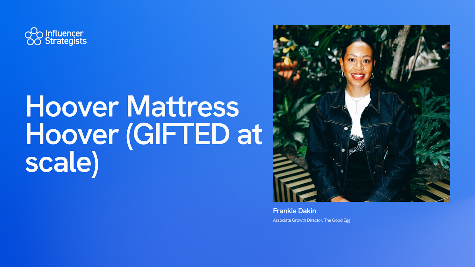 Hoover Mattress Hoover (GIFTED at scale)