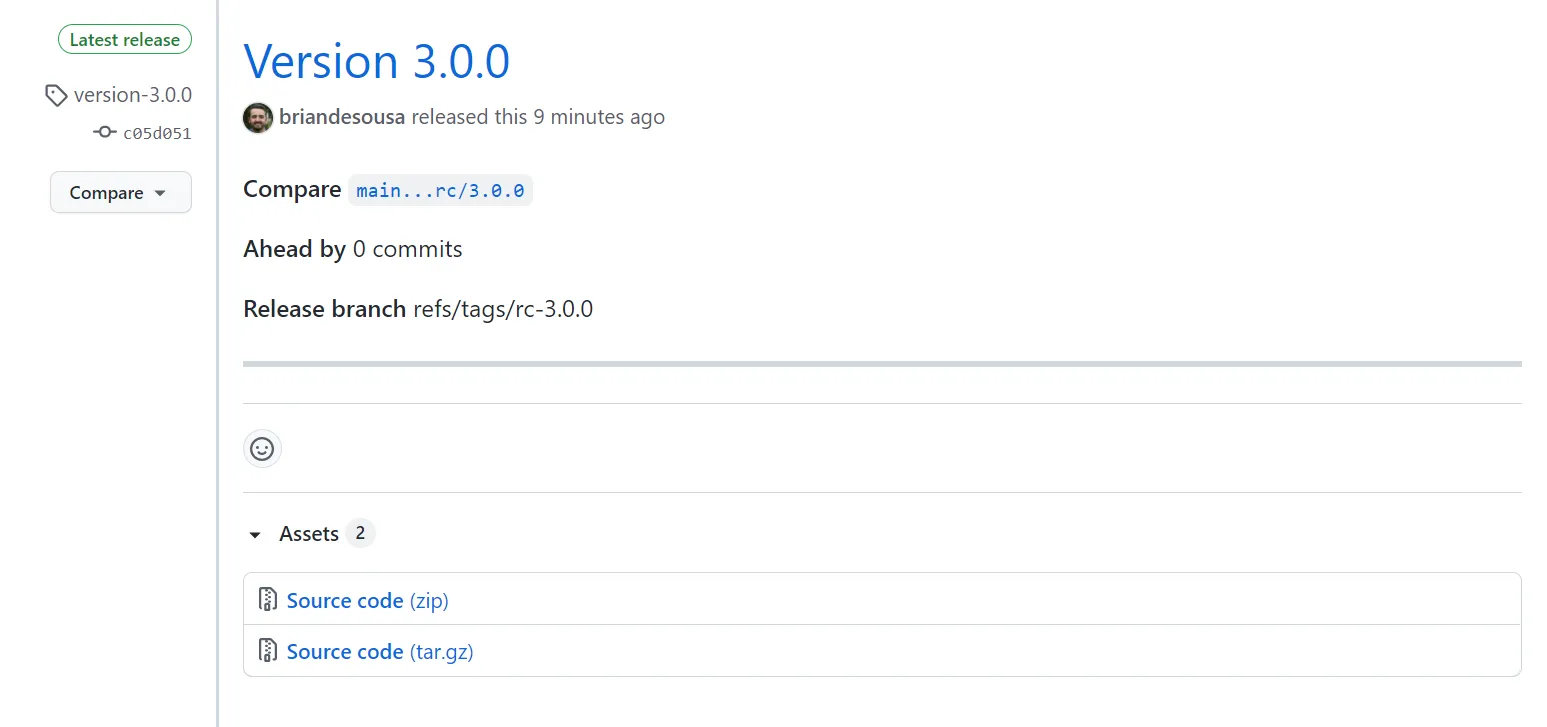 GitHub pre-release flag removed