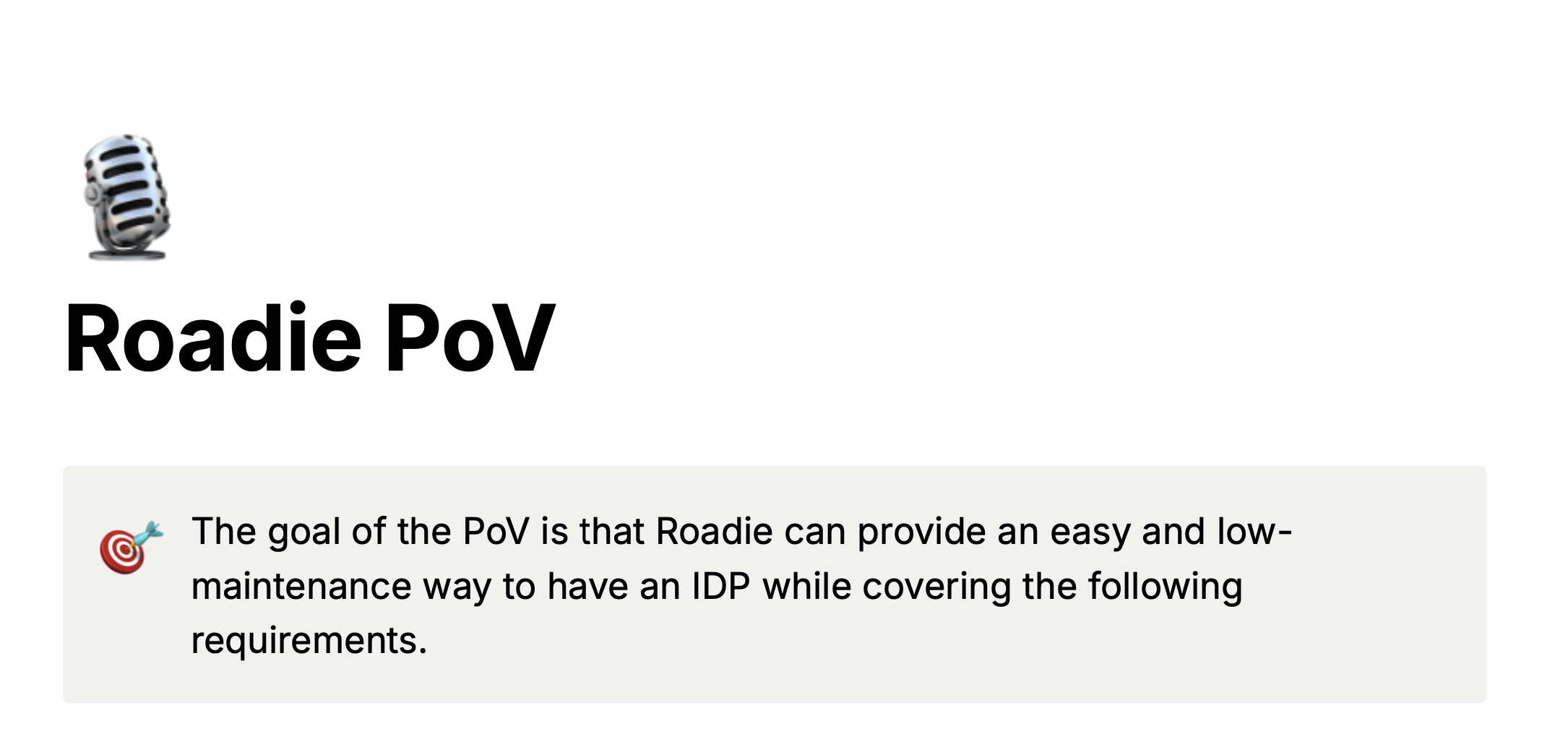 Paddle PoV Checklist