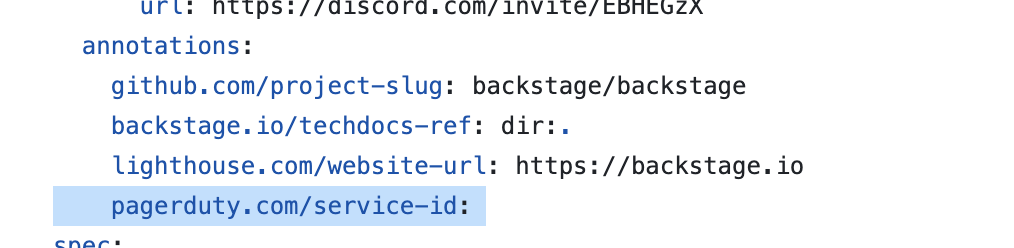 PagerDuty annotation