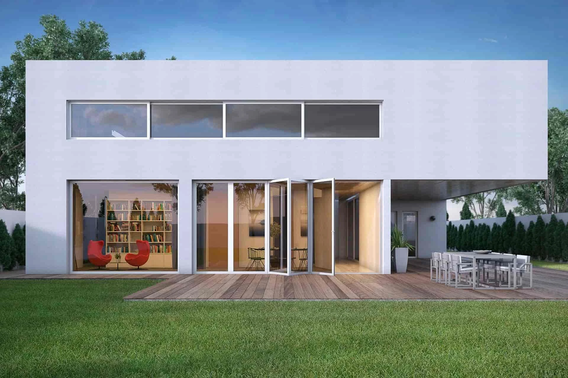 Porte repliable accordéon aluminium