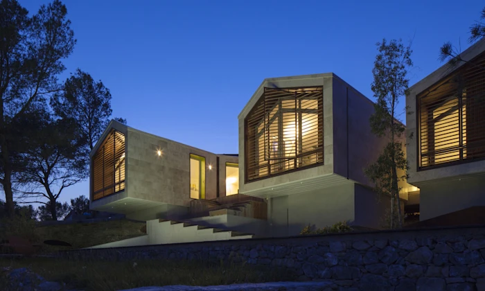A modern hillside home designed for light, space and seamless living