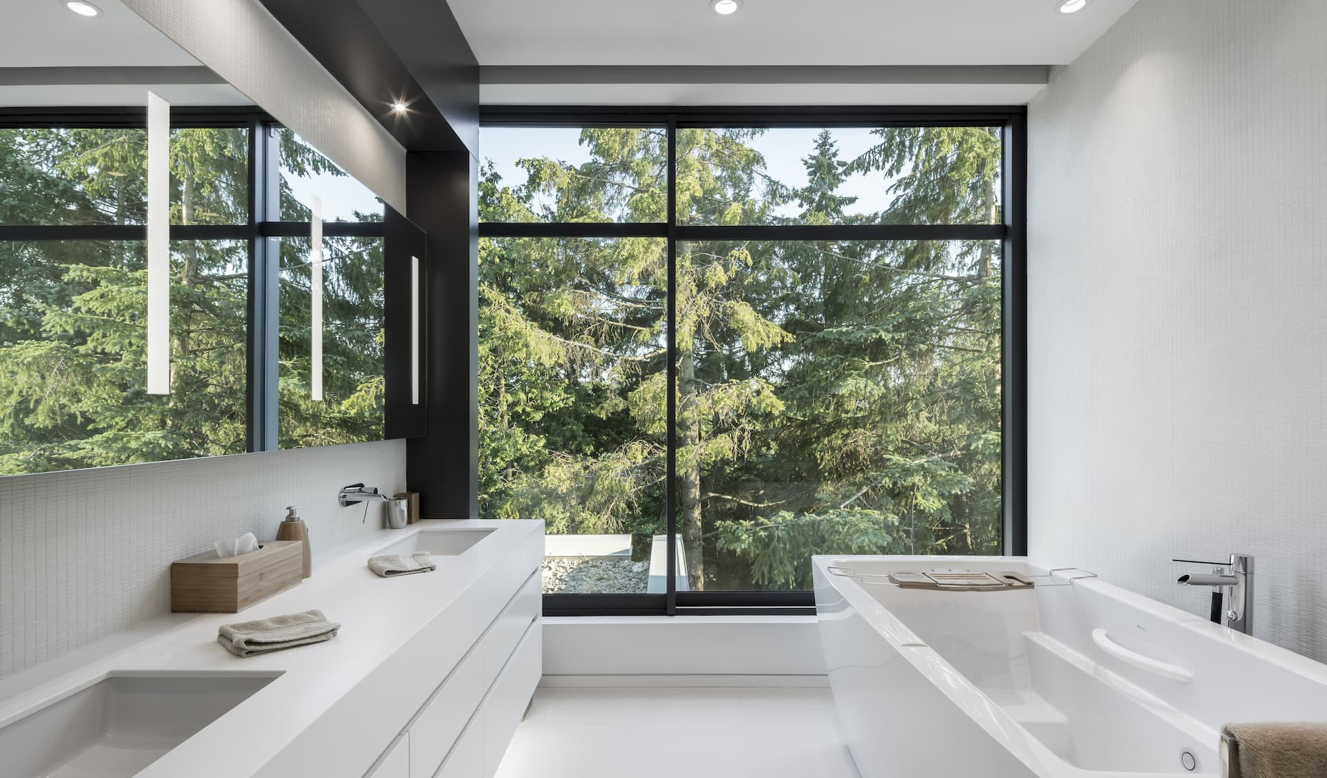 Salle De Bain En Longueur Avec Fenêtre Au Bout Fenêtre salle de bain aluminium - TECHNAL