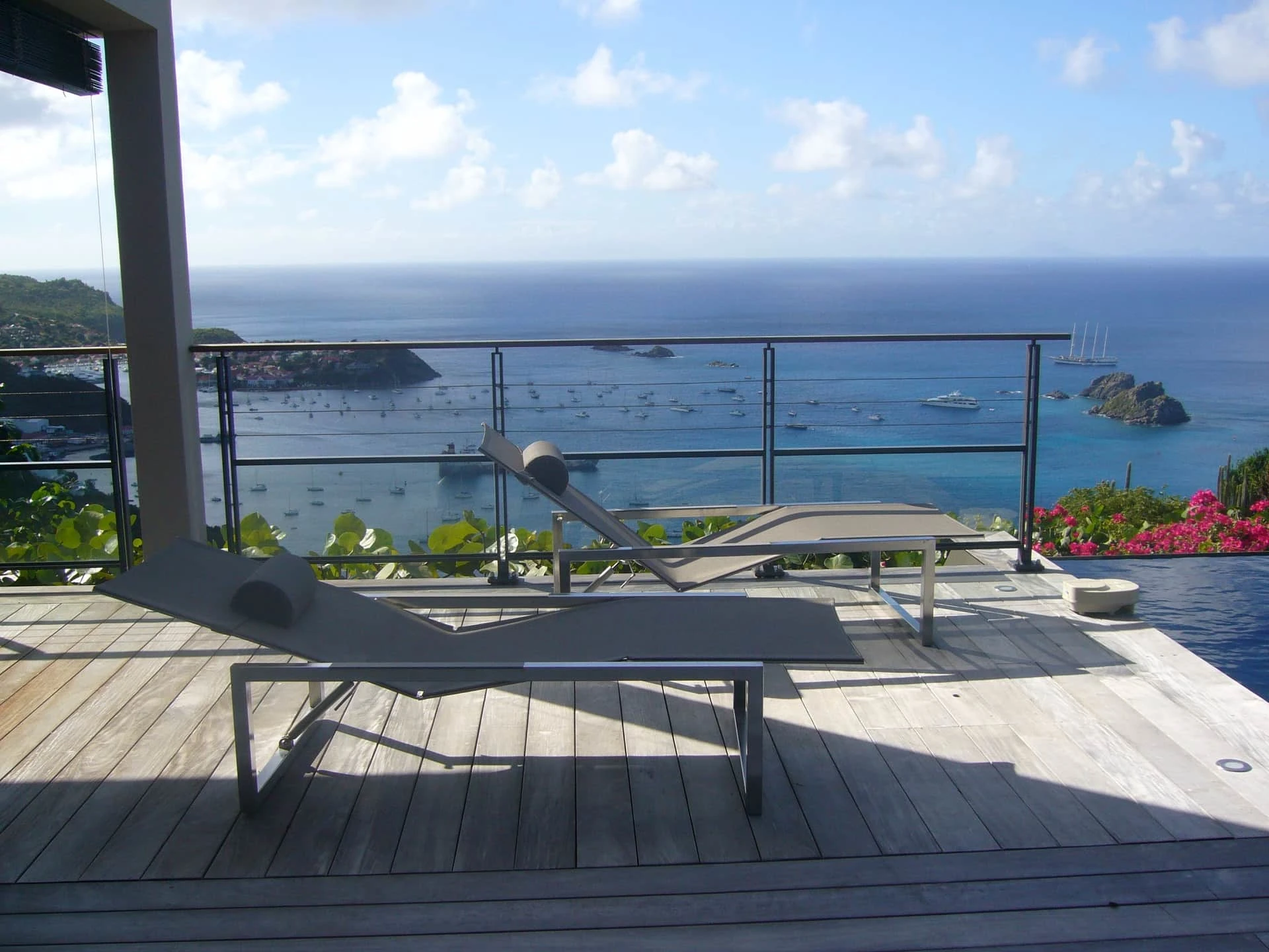 Garde-corps terrasse vue mer