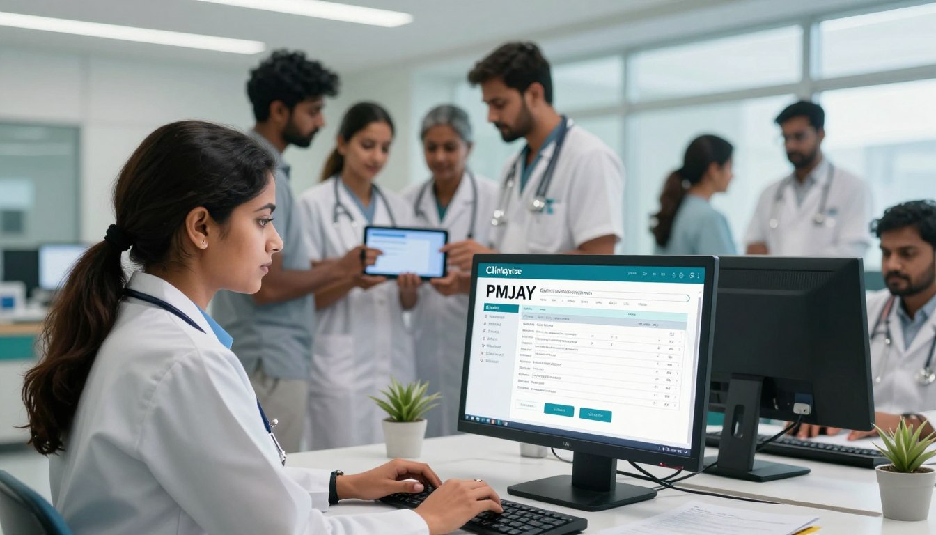 Best PMJAY Integrated Hospital Software in India for ABDM & NHCX Workflows