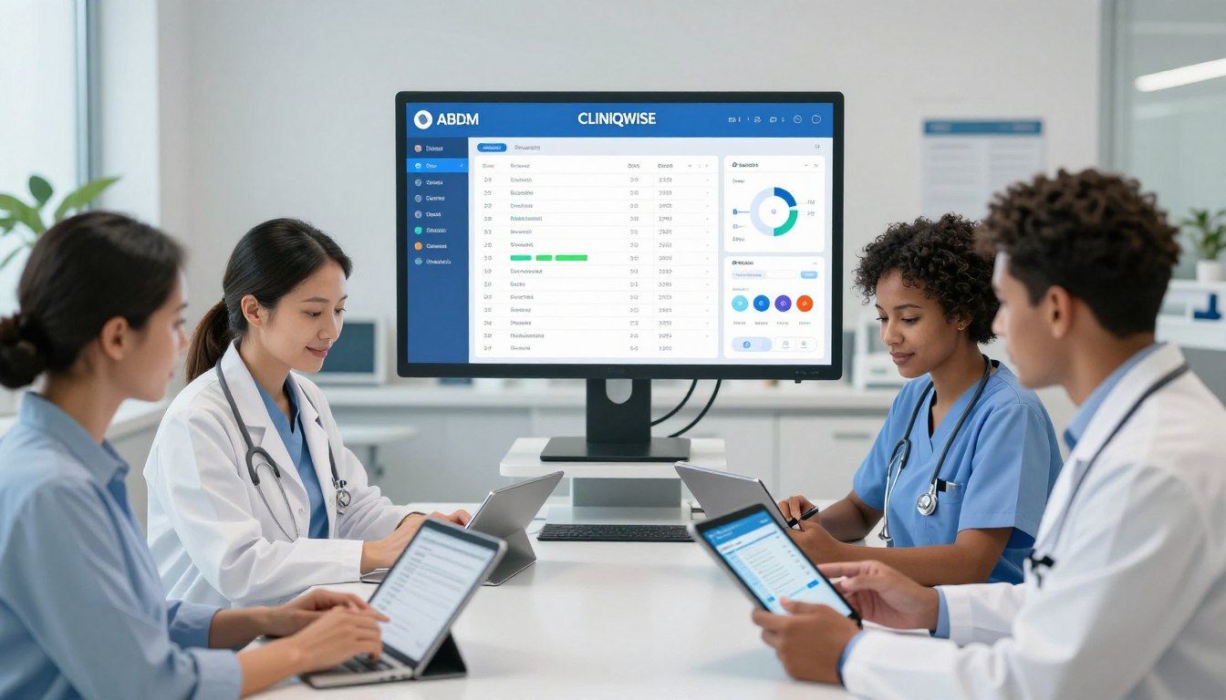 A team using abdm compatible hmis