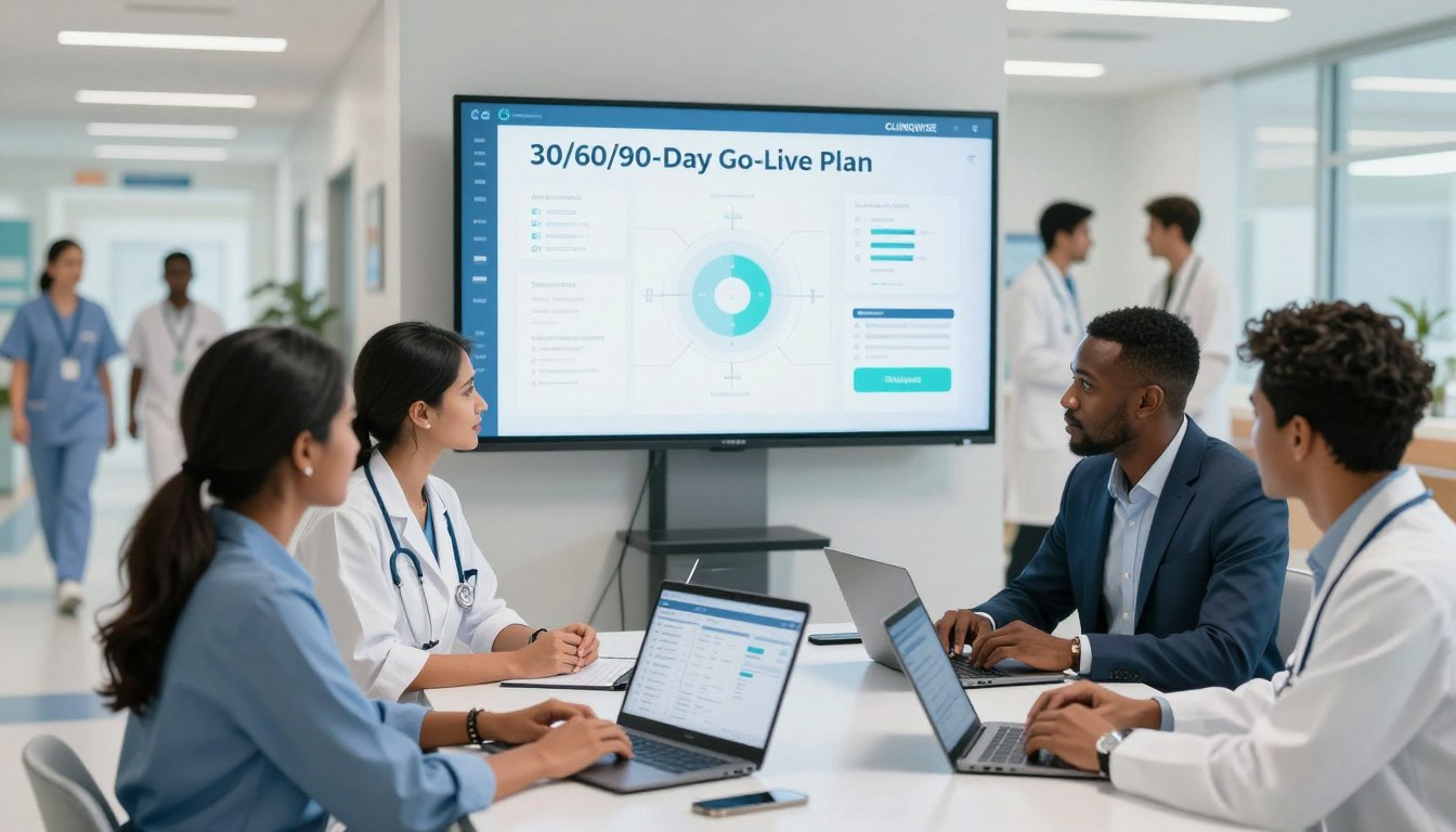 Hospital Management Software Implementation in India: 30/60/90-Day Go-Live Plan