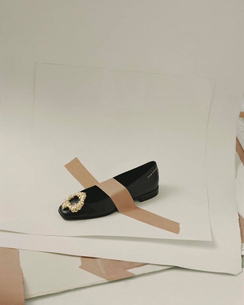 Ballet Flats with Decorative “Sękacz” Buckle.
