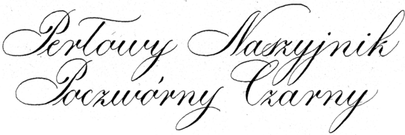 Perłowy Naszyjnik Poczwórny Czarny