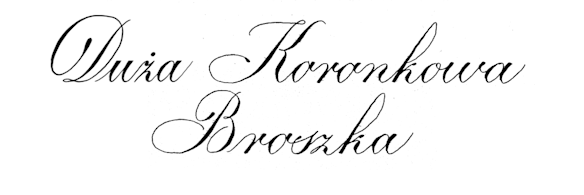 Duża Koronkowa Broszka