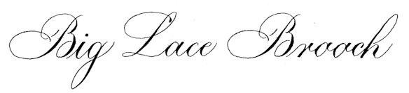 Big Lace Brooch