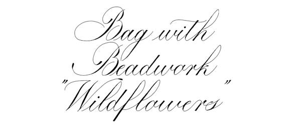 Bag with Beadwork “Wildflowers”
