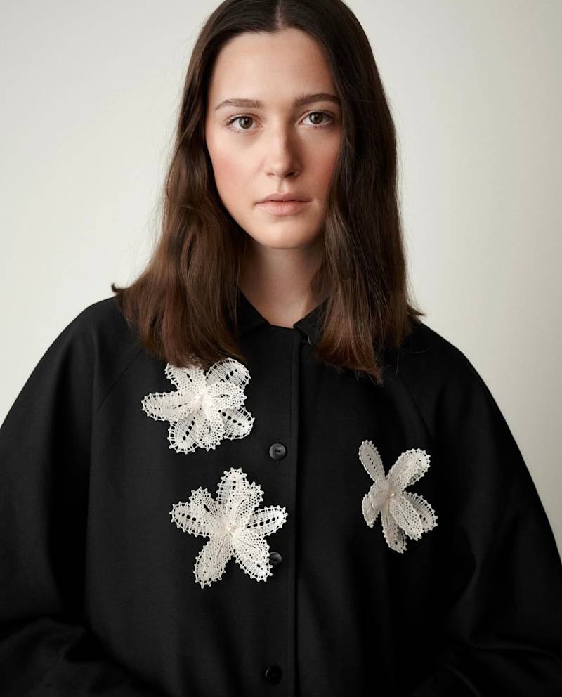 Lace Brooch is back in stock.