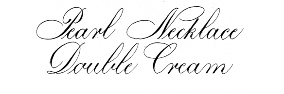 Pearl Necklace Double Cream