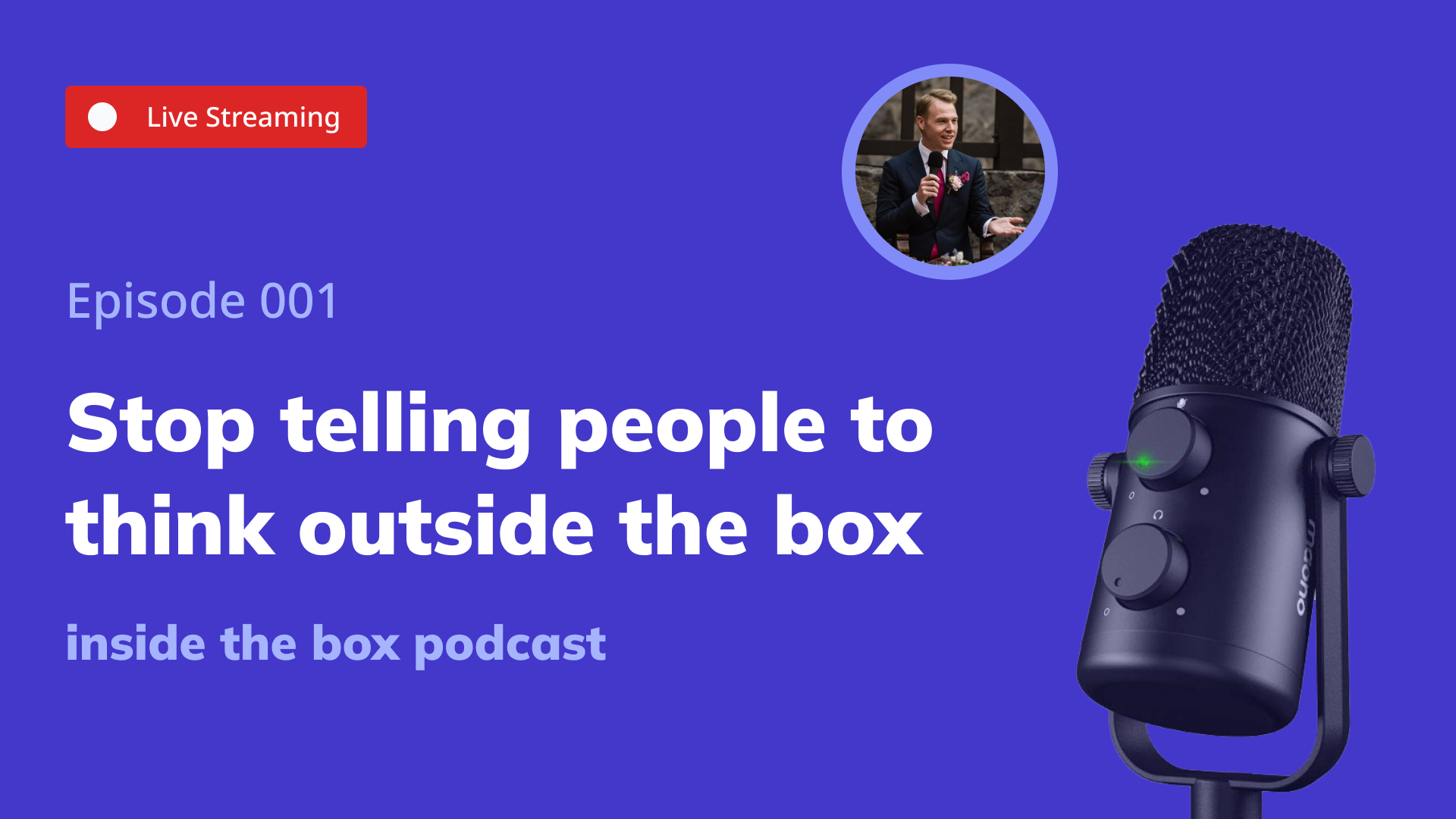 Inside the Box podcast Episode 1 Cover Art