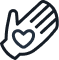 hand with heart