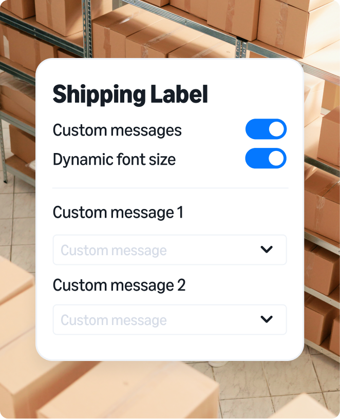 Shipping Label 