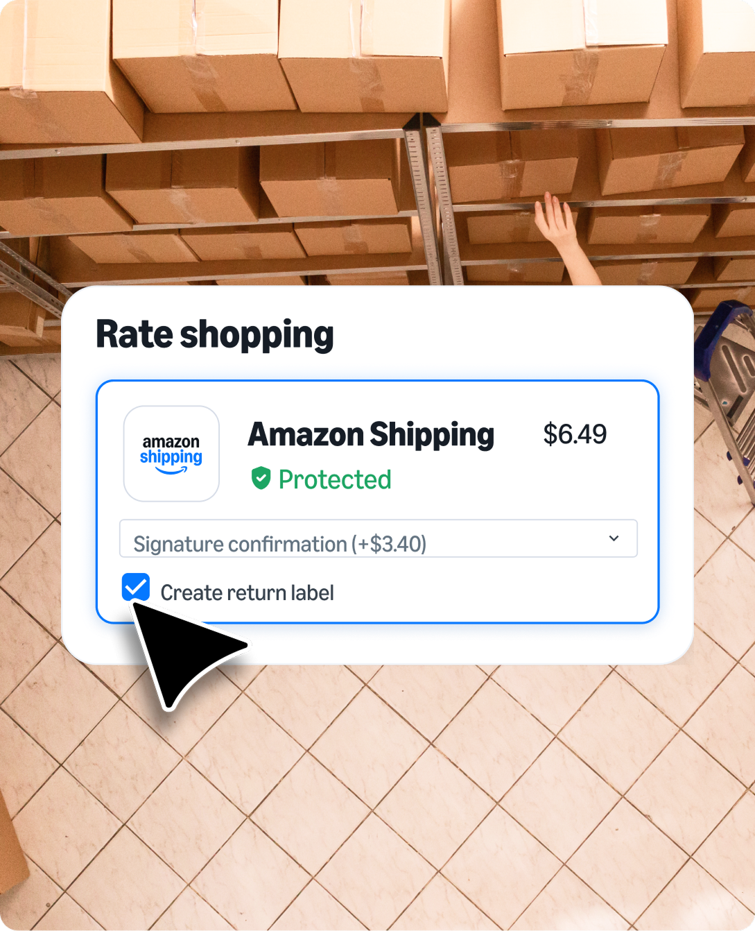 Rate shopping 