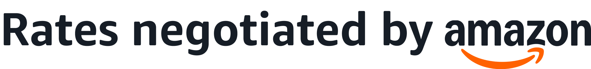 Rates negotiated by Amazon
