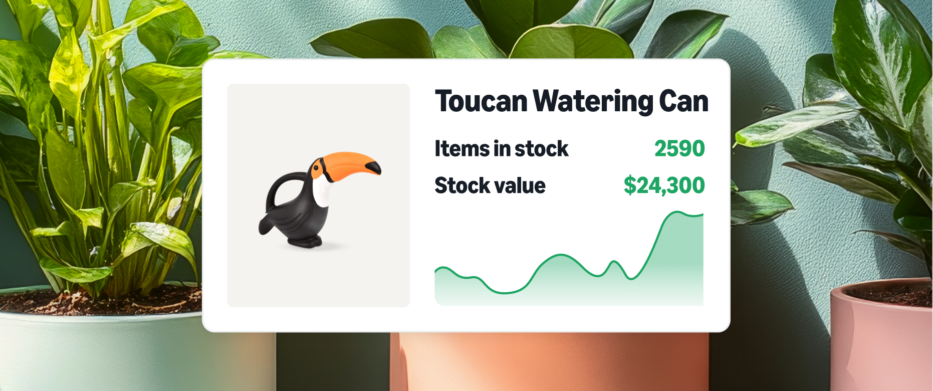 Toucan Watering Can Image