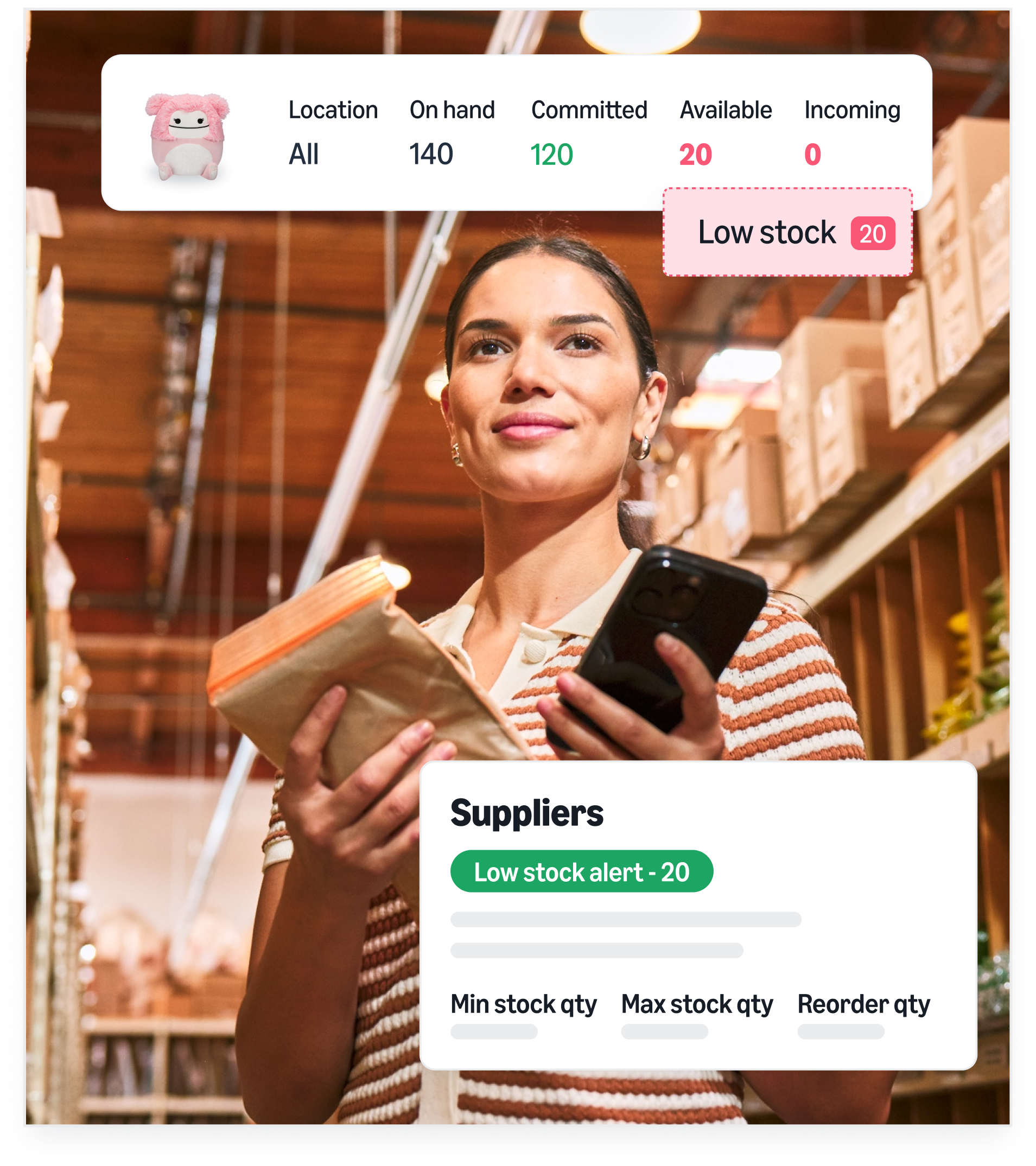 Suppliers low stock