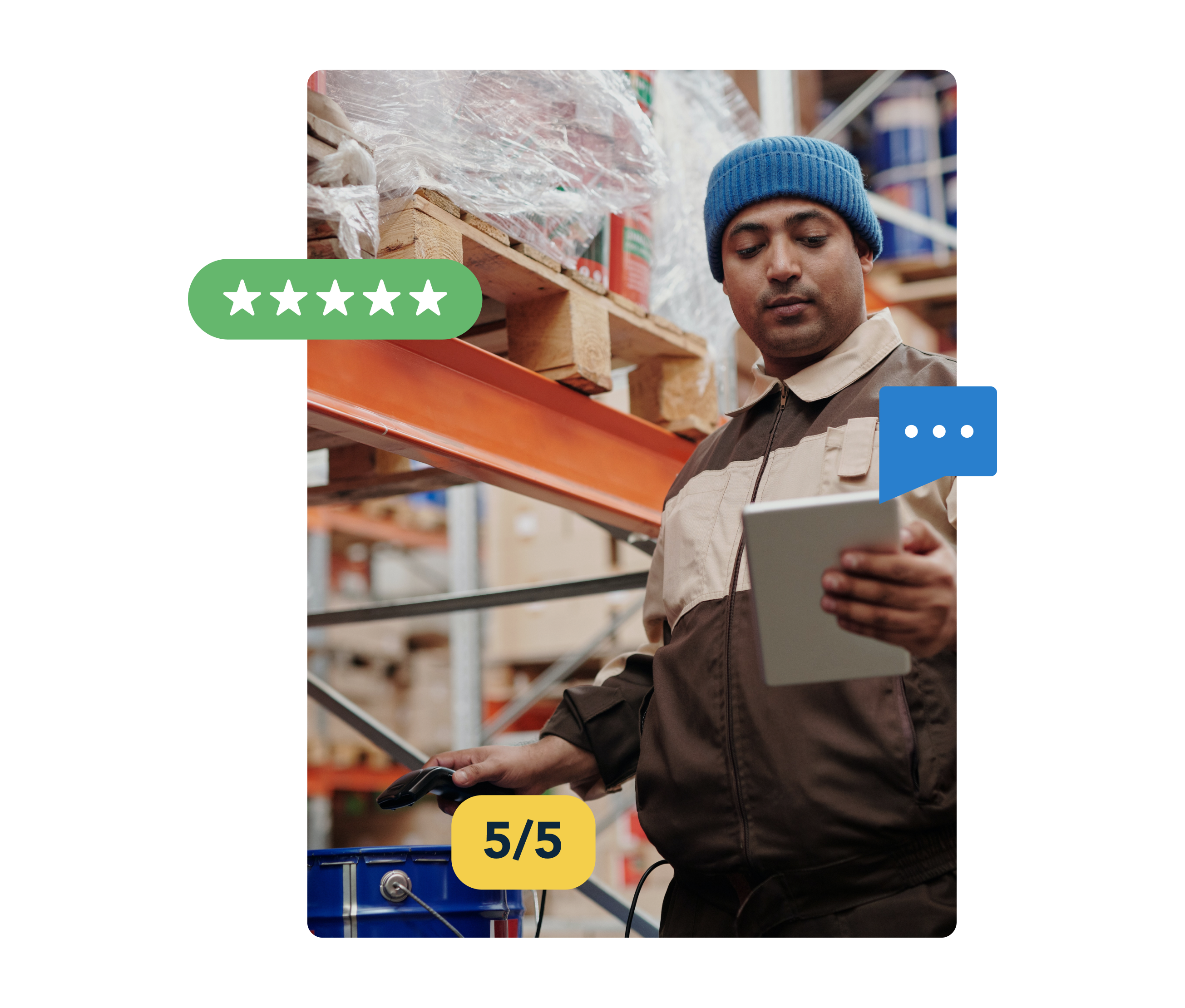 Shipping review image