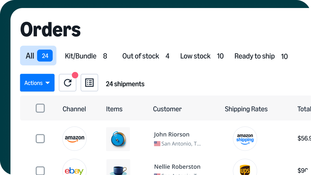 Shipping and fulfillment