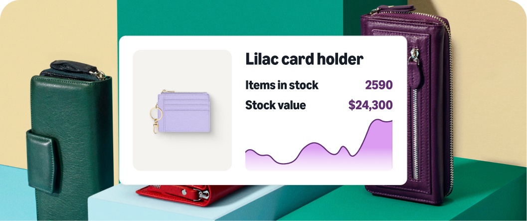 Lilac card holder 