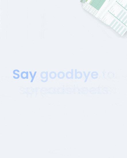 Spreadsheets out