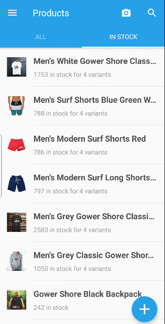 Stock taking on your mobile