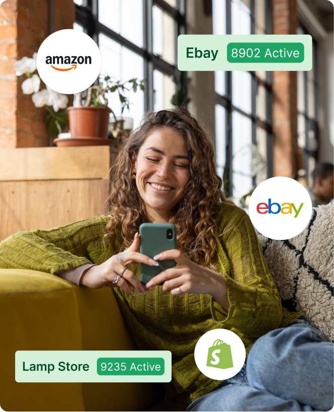 Lamp store lady phone