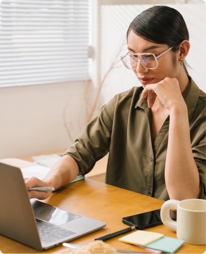 Fix Failed Listings lady glasses