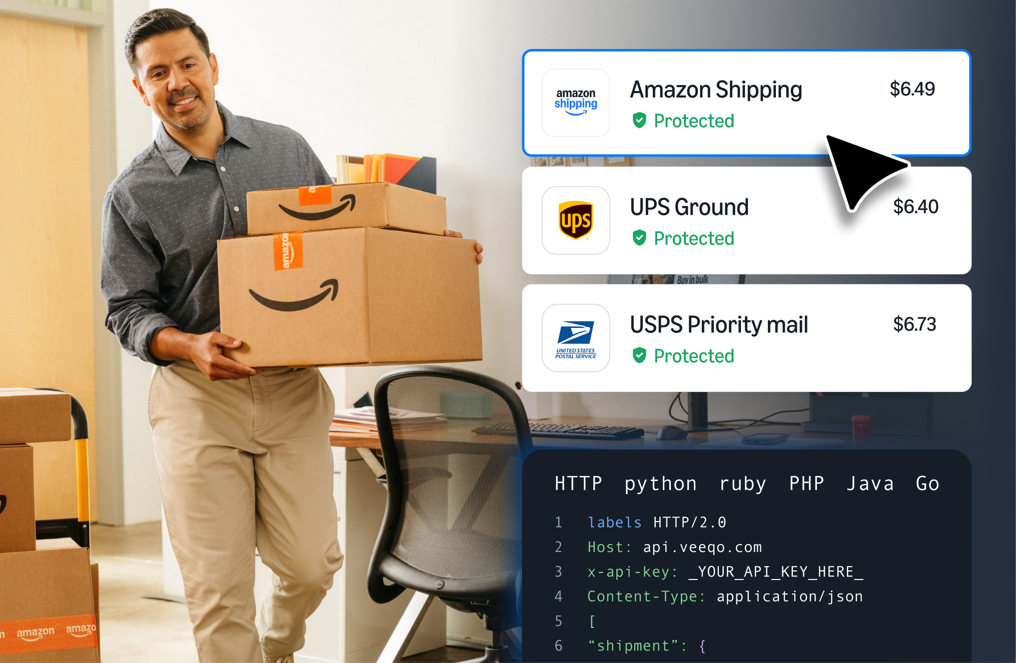 Rate shopping and code