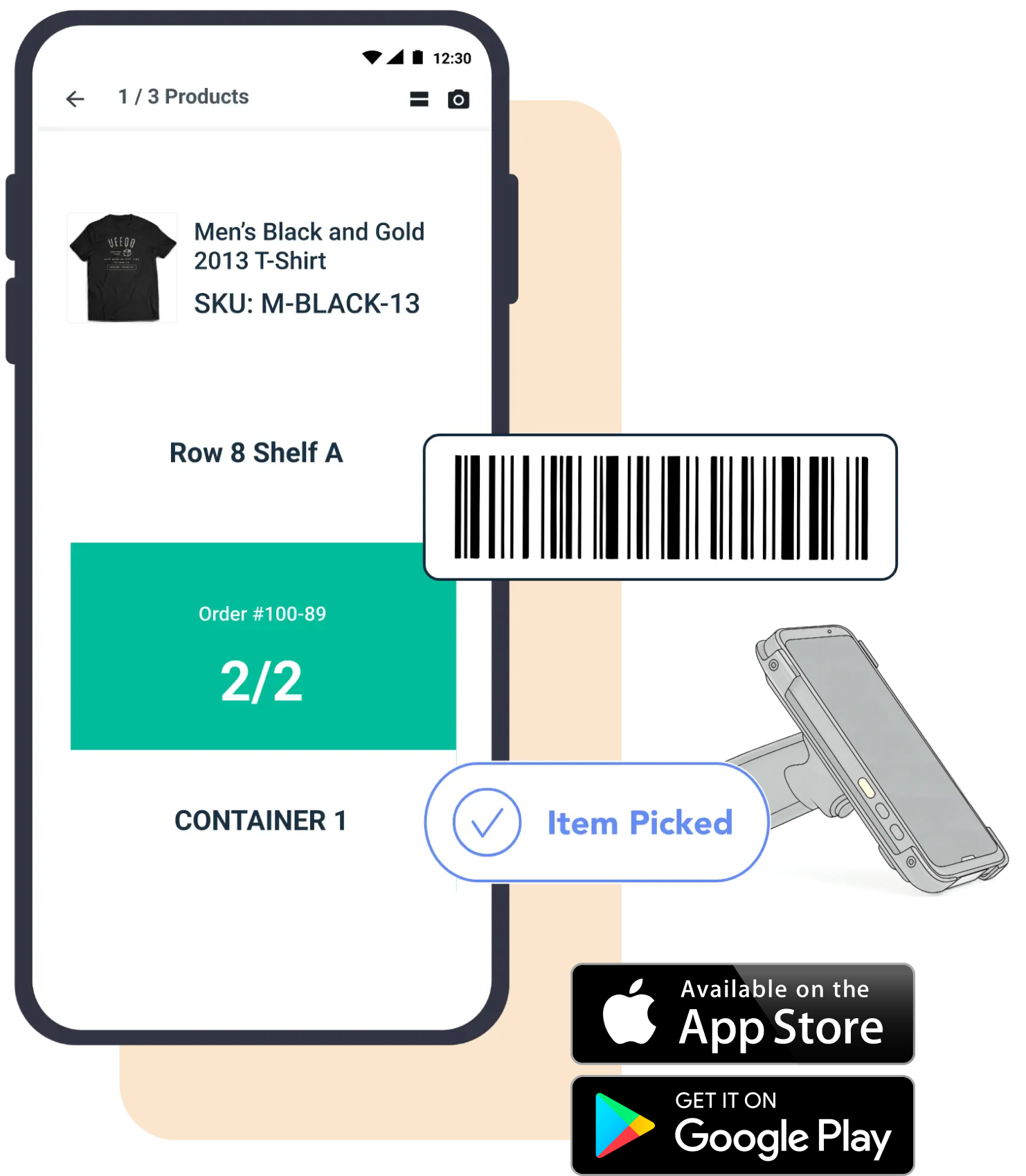 Veeqo scanning options