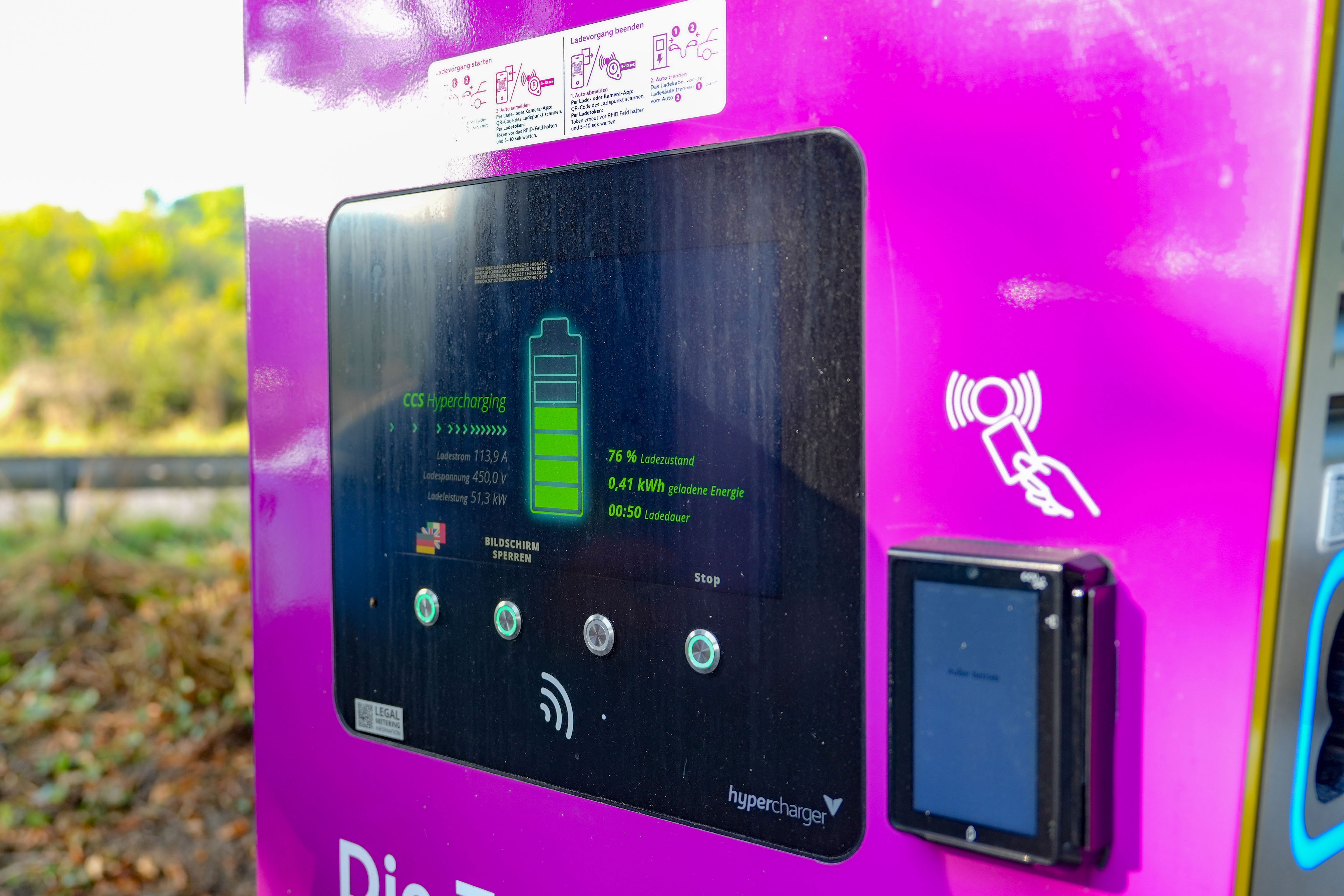 Ladestand eines E-Autos