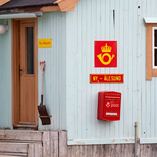 The northernmost post office at Ny-Ålesund, Svalbard. Photo Credit: Espen Mills