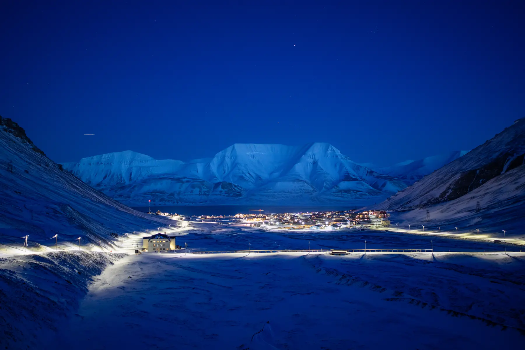 Longyearbyen in January
