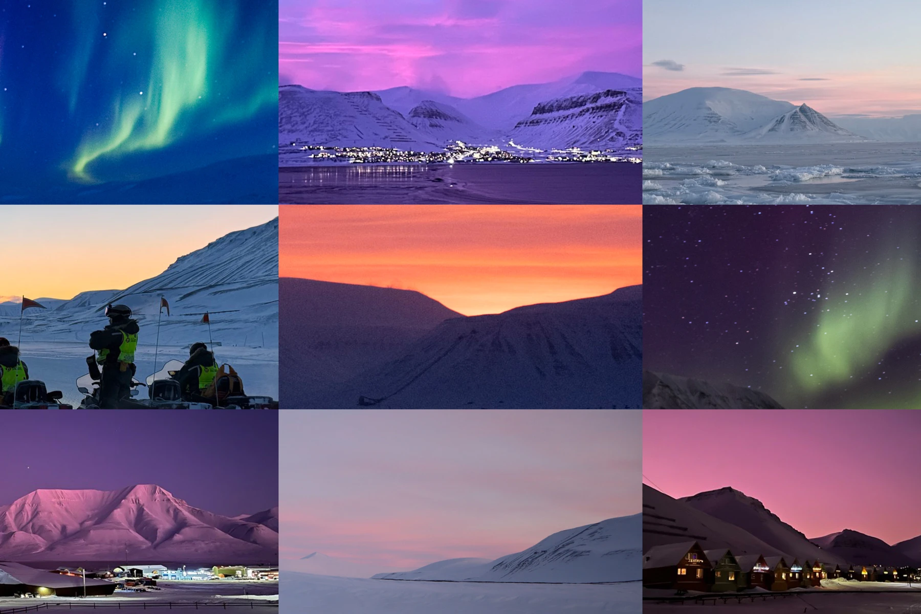 February collage_Hurtigruten Svalbard