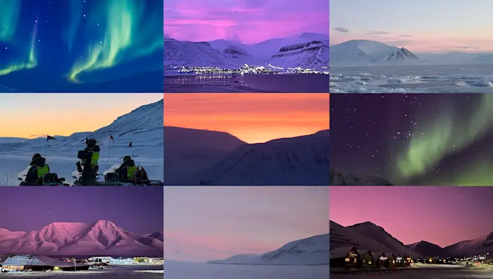 February collage_Hurtigruten Svalbard