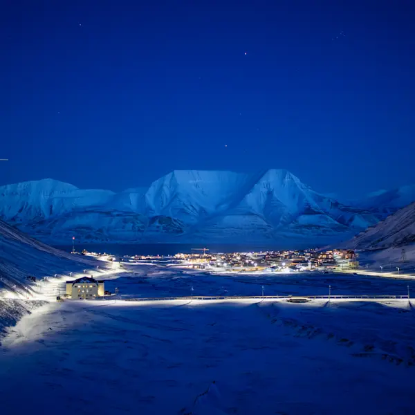 Longyearbyen in January HGR 160914 Photo Eveline Lunde