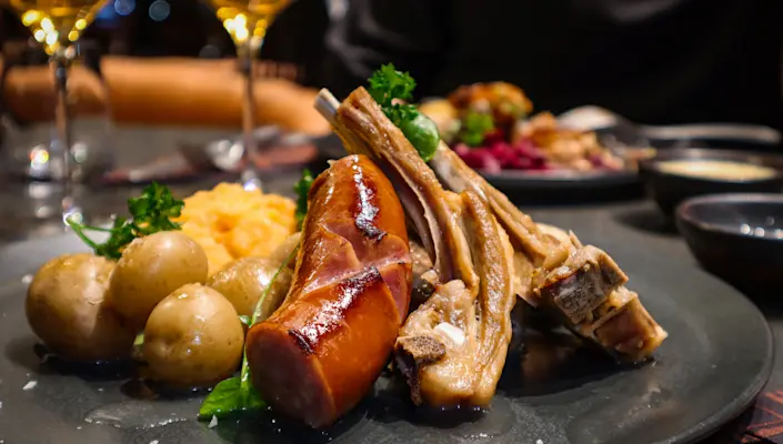 Christmas food at Restaurant Nansen HGR 159440 Photo Eveline Lunde