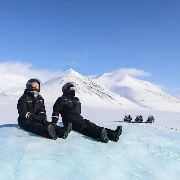Wilderness safari with electric snowmobile_Hurtigruten Svalbard_Photo Eveline Lunde