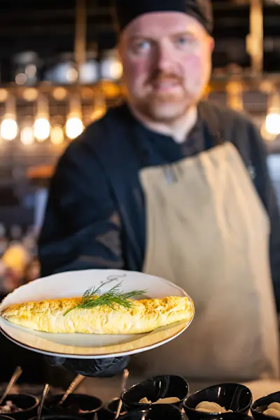 Funken Lodge - Breakfast - Omelette