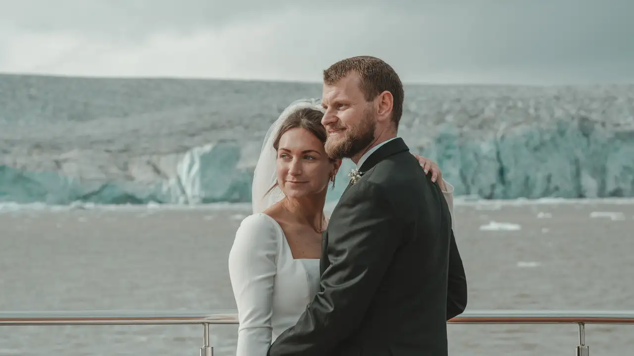 Wedding on board MS Bard - Photo Ragnhild Utne