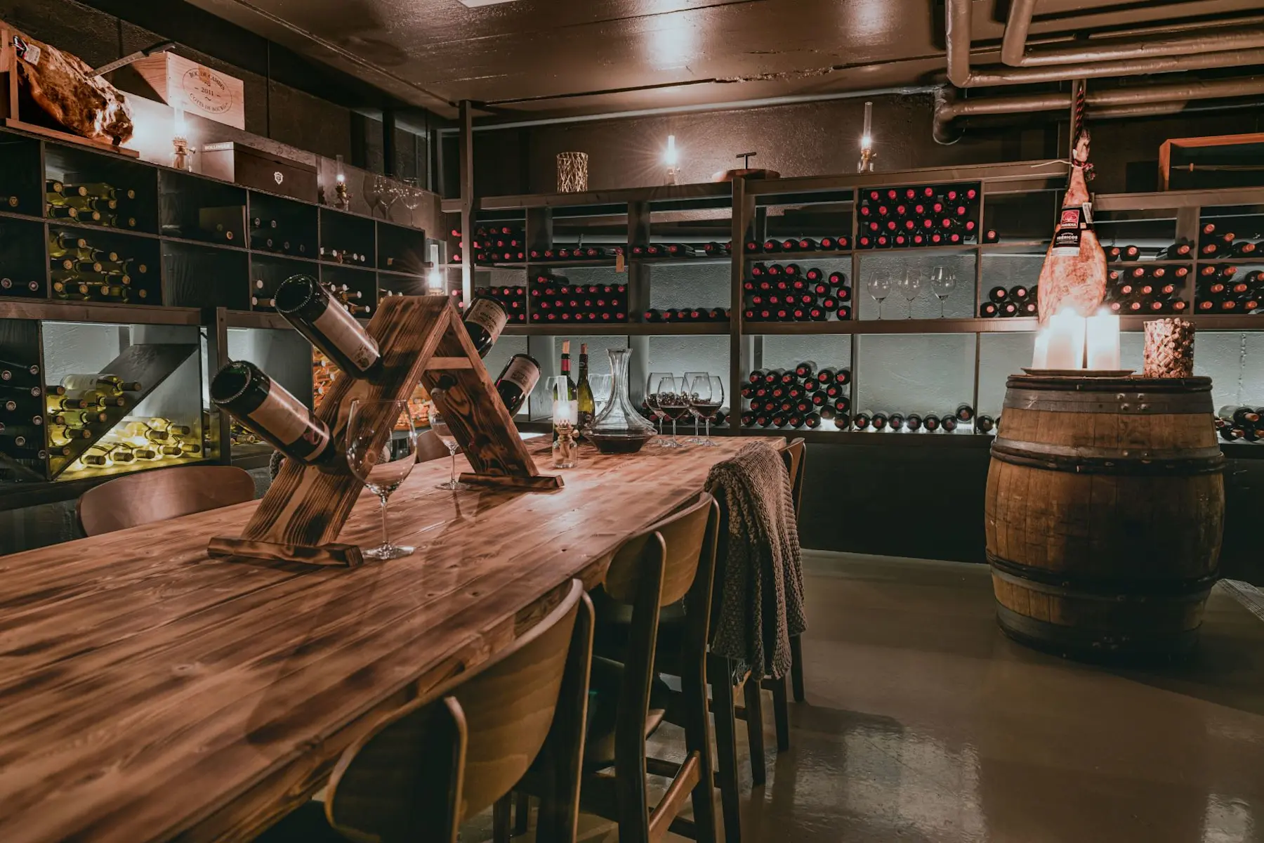 Funken Lodge - Wine Cellar - Photo Ragnhild Utne