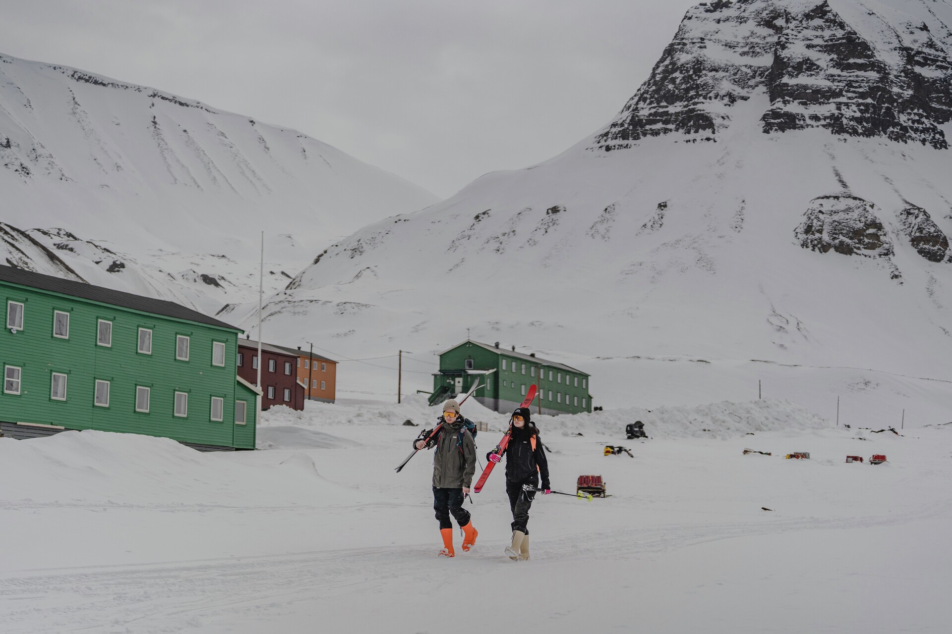 Coal Miners Cabins Exterior HGR 162620 1920 Photo Ragnhild Utne