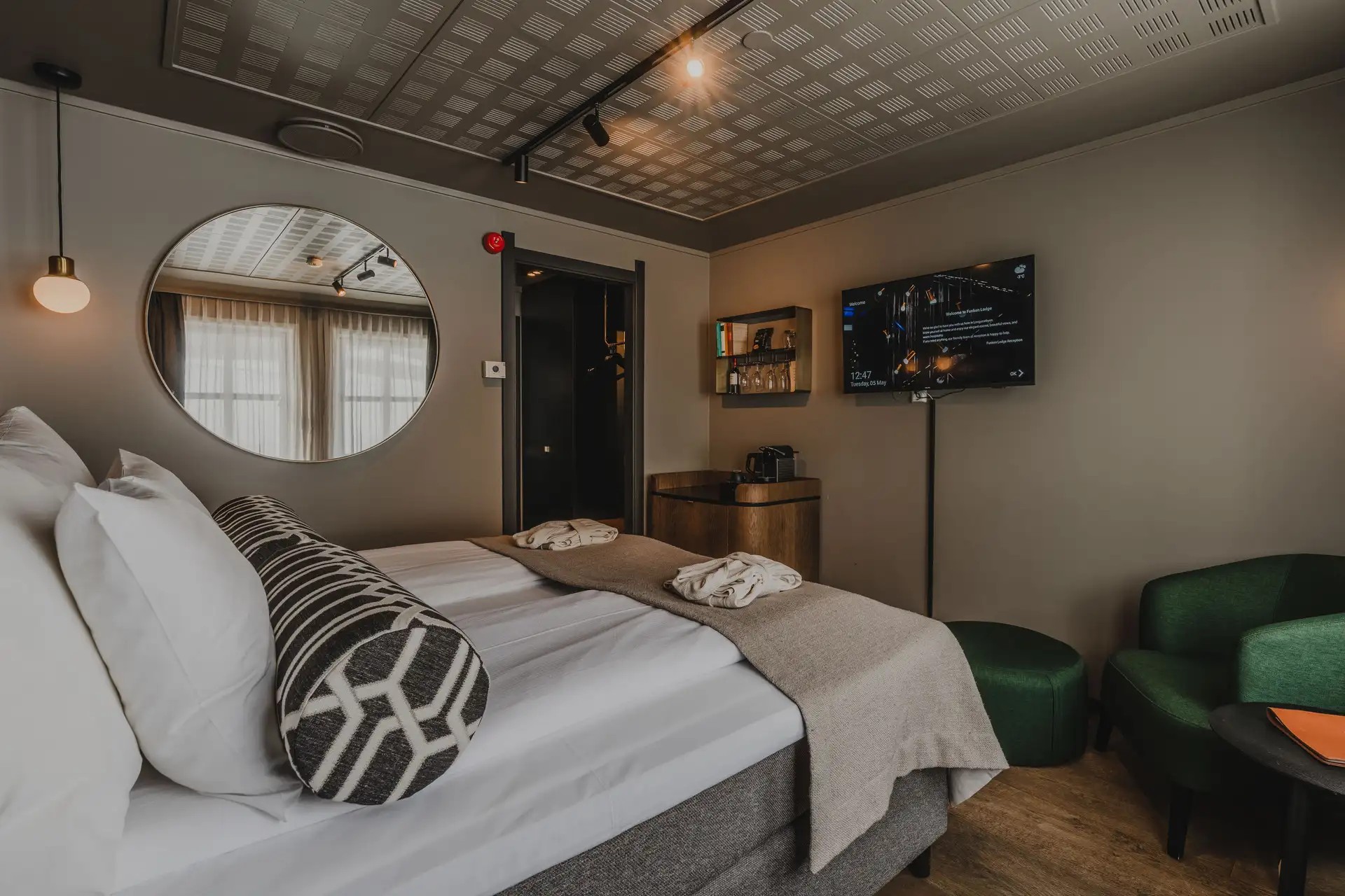 Double room at Funken Lodge